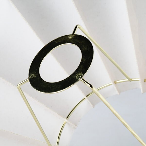 Linen Table Lamp Shade With E27 Base Bulbs Spider Ring